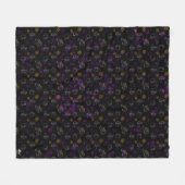 小さな幽霊たち フリースブランケット (正面(横))