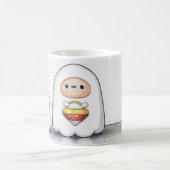 小さな幽霊のハロウィン コーヒーマグカップ (中央)