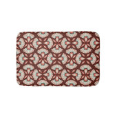 小さな幾何学的なモチーフ:装飾テキスタイルパターン バスマット (正面)