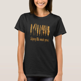 小さな心に野の花を育てる先生のお茶 Tシャツ