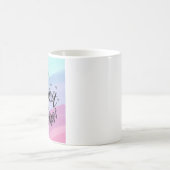 小さな心のマグを形救済成するために大きなハートを取る コーヒーマグカップ (中央)