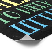 小さな心を形作るには大きなハート救済が必要である ポスター (角)