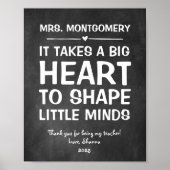 小さな心を形成するには大きなハートが必要である ポスター (正面)