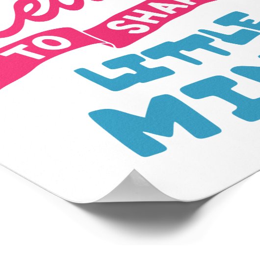 小さな心を形成するには大きなハートが必要である ポスター (角)