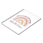 小さな心を形成するには大きなハートが必要カスタムだ ノートブック (左側)