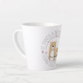 小さな心を形成するには大きなハート救済が必要である カフェラテマグ (左アングル)