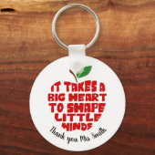 小さな心を形成するには大きなハート救済が必要である キーホルダー (正面)