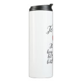 小さな心を形救済成する大きなハート先生 タンブラー (回転左)