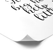 小さな心を形救済成する大きなハート先生 ポスター (角)