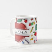 小さな心を育てるには大きな心が必要 コーヒーマグカップ (正面左)