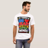 小さな心を育てるには大きな心が必要 Tシャツ (正面フル)