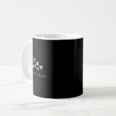 小さな心を育てるバタフライ レトロ教師 コーヒーマグカップ (正面左)