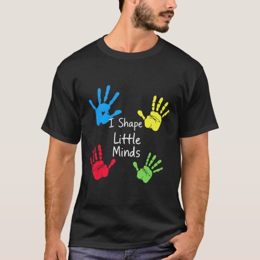 小さな心を育てる先生への感謝とバック・トゥー・スクール Tシャツ (正面)