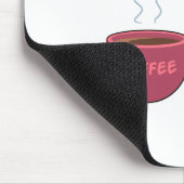 小さな忍者と大きなコーヒーマグ マウスパッド (コーナー)