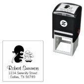 小さな忍者散水盆栽ツリーアドレス セルフインキングスタンプ (インサイチュ)