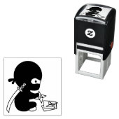 小さな忍者 折り紙の星を折る セルフインキングスタンプ (インサイチュ)