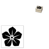 小さな忘れ青目 – 花ではない丸いフローラ ラバースタンプ (押印)