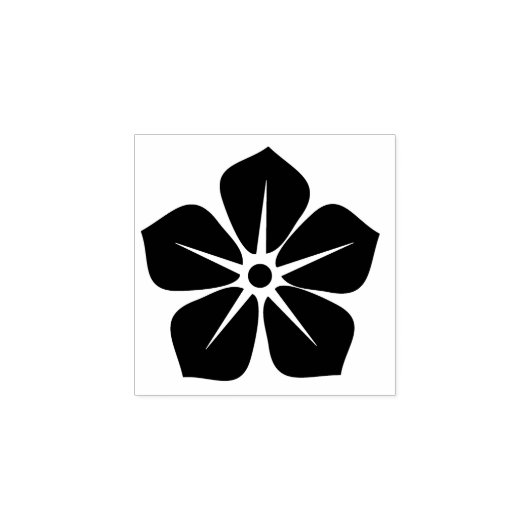 小さな忘れ青目 – 花ではない丸いフローラ ラバースタンプ (インプリント)