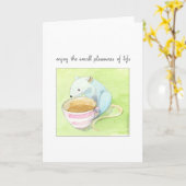 小さな快楽カード カード (黄色い花)