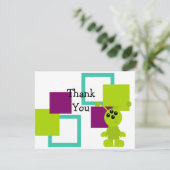 小さな怪物エイリアン サンキューカード (スタンド正面)