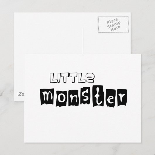 小さな怪物 ポストカード (正面/裏面)