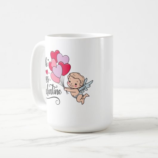 小さな恋しく思バレンタインのマグギフト、マグギフト コーヒーマグカップ (正面左)