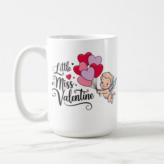 小さな恋しく思バレンタインのマグギフト、マグギフト コーヒーマグカップ (左)