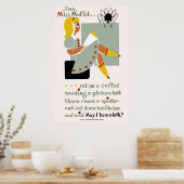 小さな恋しく思マフェ。1940年のポスタ読ー ポスター (キッチン)