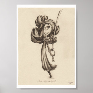 小さな恋しく思行動プリント ポスター