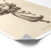 小さな恋しく思行動プリント ポスター (角)