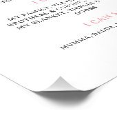 小さな恋しく思Onederfulの最初の日マイルストーン ポスター (コーナー)