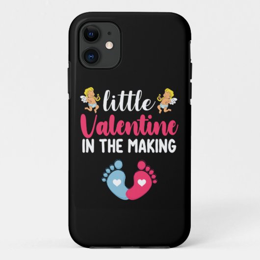 小さな恋する人+妊娠+妊婦 Case-Mate iPhoneケース (裏面)