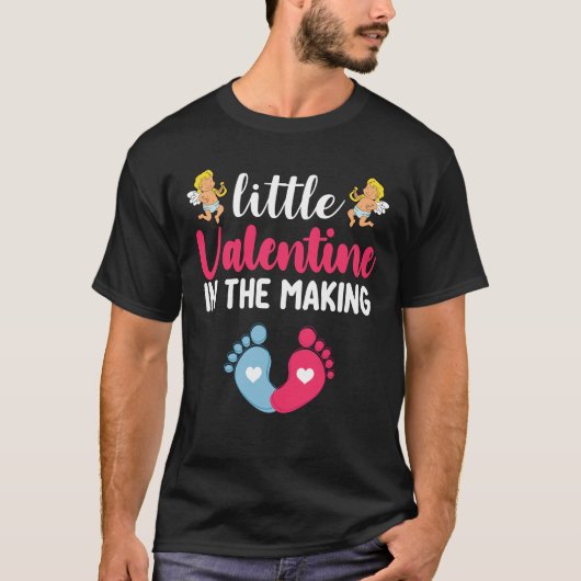 小さな恋する妊婦さん マタニティ Tシャツ (正面)