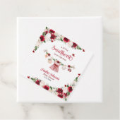 小さな恋人のバレンタインガールの赤ちゃんシャワー フェイバータグ (インサイチュ)