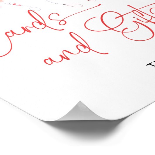 小さな恋人のバレンタインデーとギフト ポスター (角)