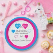 小さな恋人のバレンタインデーの性別が明らかに ペーパープレート (パーティー)