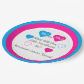 小さな恋人のバレンタインデーの性別が明らかに ペーパープレート (アングル)