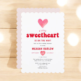 小さな恋人のバレンタインデーシャワー 招待状