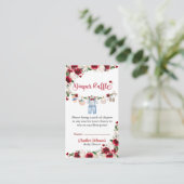 小さな恋人のバレンタインボーイ赤ちゃんシャワー エンクロージャーカード (スタンド正面)