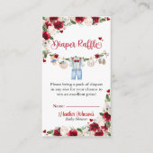 小さな恋人のバレンタインボーイ赤ちゃんシャワー エンクロージャーカード (正面)
