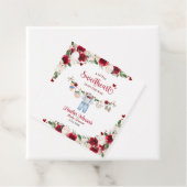 小さな恋人のバレンタインボーイ赤ちゃんシャワー フェイバータグ (インサイチュ)