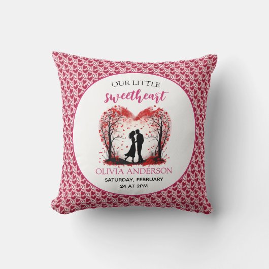 小さな恋人のバレンタイン クッション (正面)