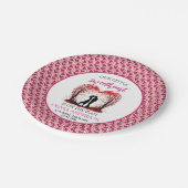 小さな恋人のバレンタイン ペーパープレート (アングル)