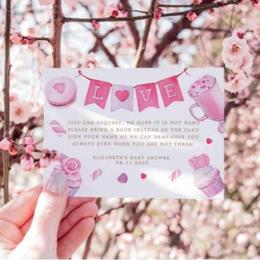 小さな恋人の本ベビーチケット エンクロージャーカード