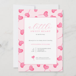 小さな恋人の赤ちゃんシャワー招待状 招待状