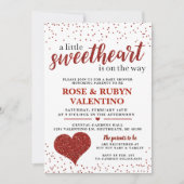 小さな恋人の赤ちゃんシャワー招待状 招待状 (正面)