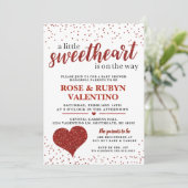 小さな恋人の赤ちゃんシャワー招待状 招待状 (スタンド正面)