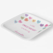 小さな恋人の赤ちゃんシャワー ペーパープレート (傾斜あり)