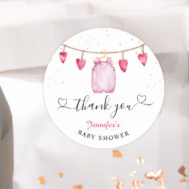 小さな恋人 |バレンタインの赤ちゃんシャワー ラウンドシール