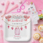 小さな恋人 |バレンタインデーの赤ちゃんシャワー ペーパープレート (パーティー)